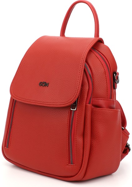 Kadın Kırmızı Omuz ve Sırt Çantası modelleri