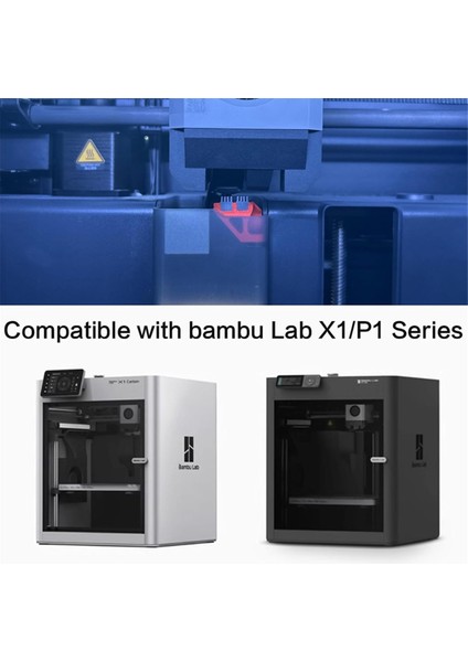 Bambu-Lab X1 X1C X1E Için Çift Baş Silikon Fırça (4pcs) (Yurt Dışından) indirimleri