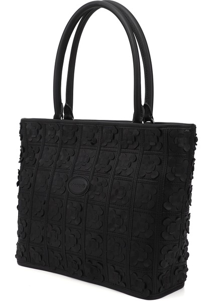 Kadın Siyah Hakiki Deri El ve Omuz Çantası modelleri