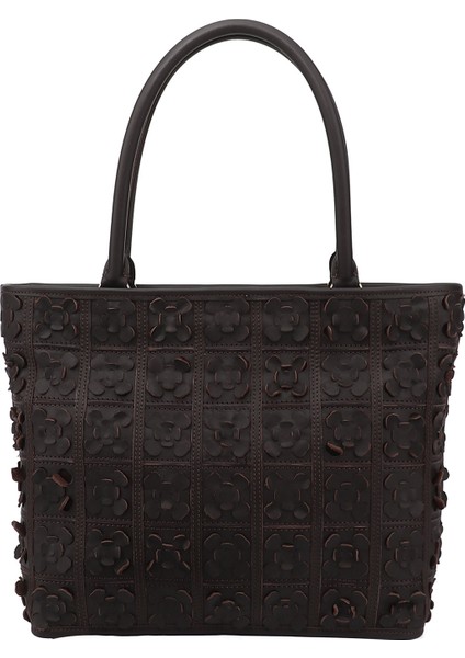 Kadın Kahve Hakiki Deri El ve Omuz Çantası fırsatları