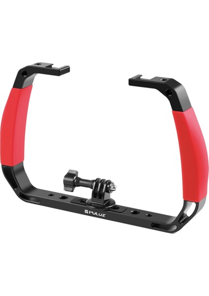 Gopro Spor Kamerası Için Puluz Djı Action4 Için Dalış Montajı 4 Genişleme Elde Taşınması Dalış Çok Fonksiyonlu Uygun Braket, Kırmızı (Yurt Dışından)