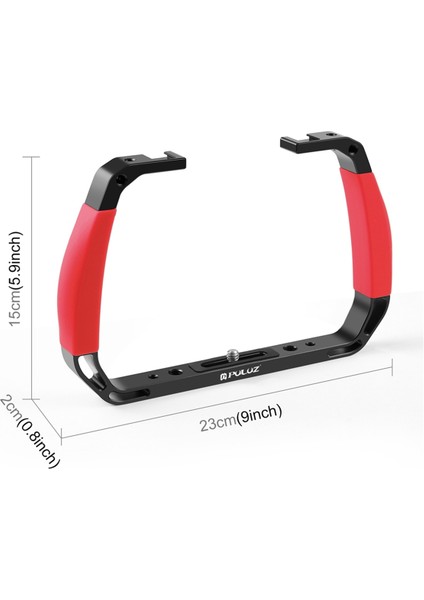 Gopro Spor Kamerası Için Puluz Djı Action4 Için Dalış Montajı 4 Genişleme Elde Taşınması Dalış Çok Fonksiyonlu Uygun Braket, Kırmızı (Yurt Dışından) fırsatları