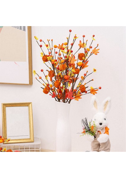 Cadılar Bayramı Dekorasyonları, Sonbahar Akçaağaç Yaprağı Kabak Kesme Buketleri, Cadılar Bayramı Ev Süslemeleri, Dekorasyonlar 2 Pcs (Yurt Dışından) modelleri