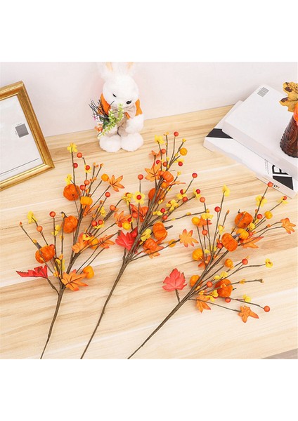 Cadılar Bayramı Dekorasyonları, Sonbahar Akçaağaç Yaprağı Kabak Kesme Buketleri, Cadılar Bayramı Ev Süslemeleri, Dekorasyonlar 2 Pcs (Yurt Dışından) fırsatları