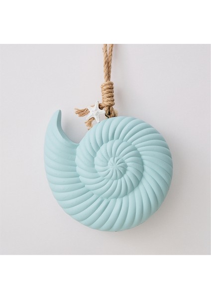 Akdeniz Duvar Dekor Kolye Ahşap Kabuk Denizyıldızı Duvar Asılı Süslemeler Vintage Oturma Odası Okyanus Plaj Beyaz (Yurt Dışından) indirimleri