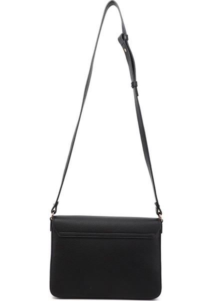 Kadın Siyah Floter Hakiki Deri Omuz Çantası indirimleri