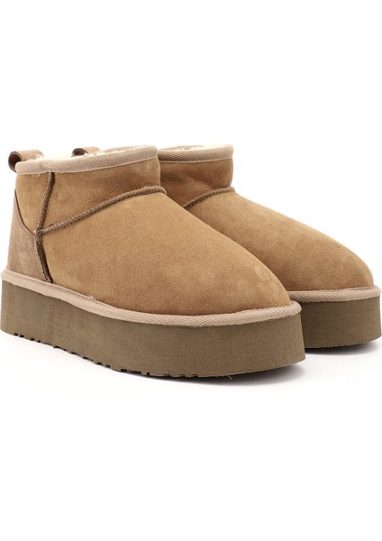 Gön Hakiki Post Mini Platform Taban Kadın Kürklü Bot 34021 fiyatları