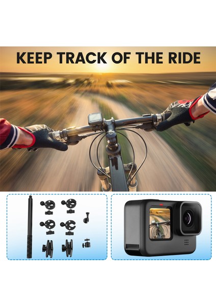 INSTA360 Için One X2 X3 Motosiklet Bisiklet Panoramik Selfie Stick Monopod Montaj Gopro Aksesuarı Için (Yurt Dışından) indirimleri