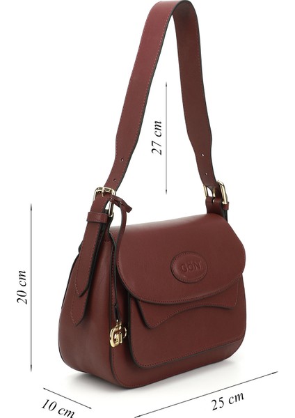 Kadın Antik Bordo Hakiki Deri El ve Omuz Çantası modelleri