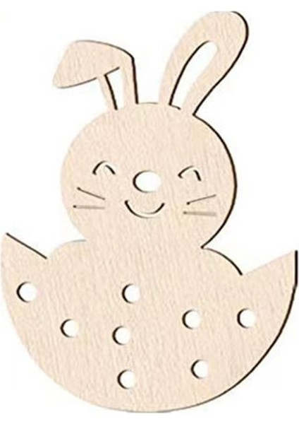70PCS Bitmemiş Boş Ahşap Kesim Ahşap Paskalya Tavşanı Tavşan Şekilli Ahşap Paskalya Paskalya Baharı Için Ahşap Zanaat (Yurt Dışından) modelleri