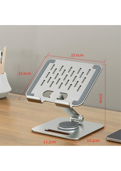 Dizüstü Bilgisayar Standı Alüminyum Alaşım Ergonomik Yükseltici Tablet Tutucu Soğutma Braketi 360 ° MacBook Lenovo Notebook (Yurt Dışından) fiyatları
