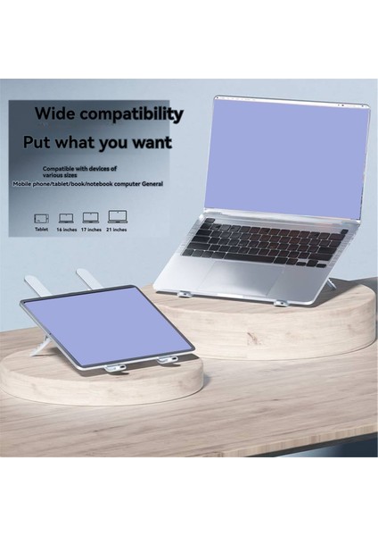 Soğutma Fanı ile Katlanabilir Dizüstü Bilgisayar Standı, Tablet Için Soğutucu Ped - Geliştirilmiş Soğutma Desteği ve Taşınabilir Tasarım C Gri (Yurt Dışından) fiyatları