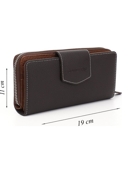 Kahve Gön Hakiki Deri Kadın Cüzdan 06909 fiyatları