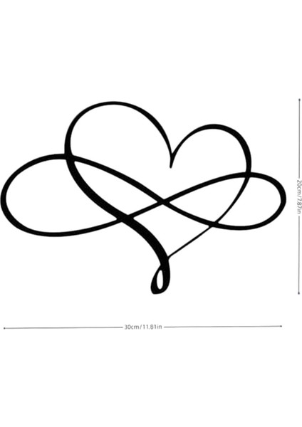 Eşsiz Kalp Duvar Dekoru - Kalp Metal Sanat Duvar Dekoru Ev Düğün Yatak Odası Dekorasyonu Için Çelik Duvar Süslerini Işaretle (Yurt Dışından) fiyatları