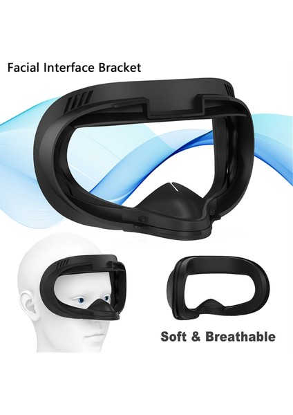 Oculus Quest 2 Için Yüz Arayüzü ve Yüz Örtüsü Pedi, Meta Quest 2 Vr Aksesuarları Için Ter Koşullu Pu Köpük Yastığı (Yurt Dışından) fiyatları