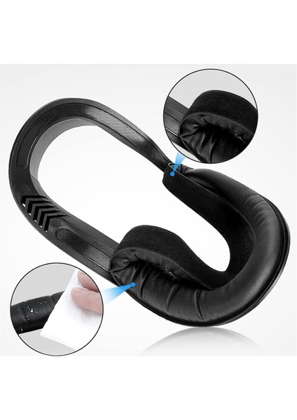 Oculus Quest 2 Için Yüz Arayüzü ve Yüz Örtüsü Pedi, Meta Quest 2 Vr Aksesuarları Için Ter Koşullu Pu Köpük Yastığı (Yurt Dışından) modelleri