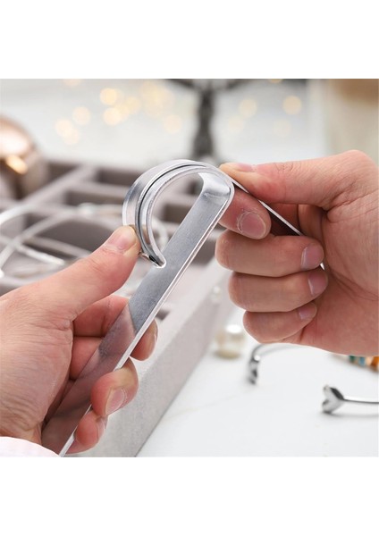 Mandrel ile Metal Damgalama Bilezik Kiti, Mücevher Yapım Araçları Seti Dıy Manşet Bilekliği Boş Set, Kişiselleştirilmiş Bilezikler Için (Yurt Dışından) fiyatları