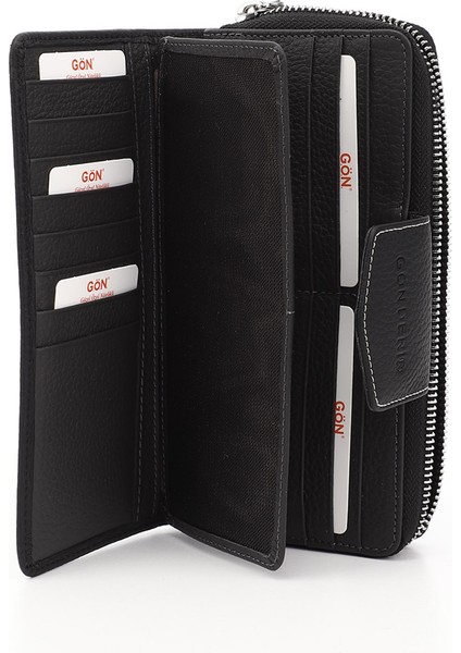 Siyah Gön Hakiki Deri Kadın Cüzdan 06909 fırsatları