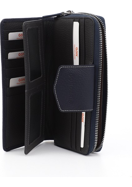 Lacivert Gön Hakiki Deri Kadın Cüzdan 06909 indirimleri