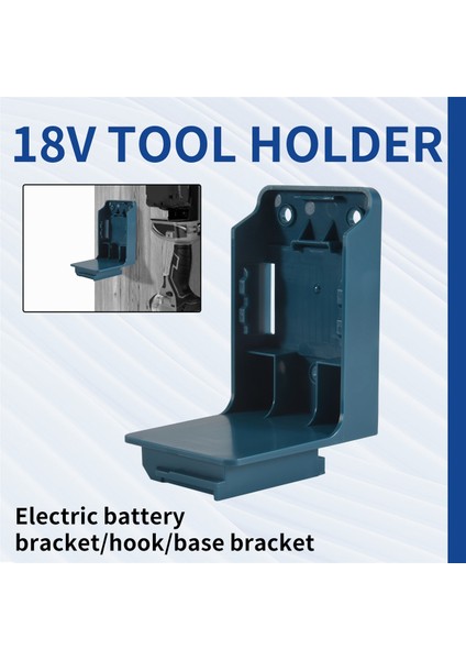 Makita 18V Için 5 Paket Alet Montajı, Makita Için Pil Tutucu 18V Pil Montajları/askı/rıhtım Tutucu (Yurt Dışından) fırsatları