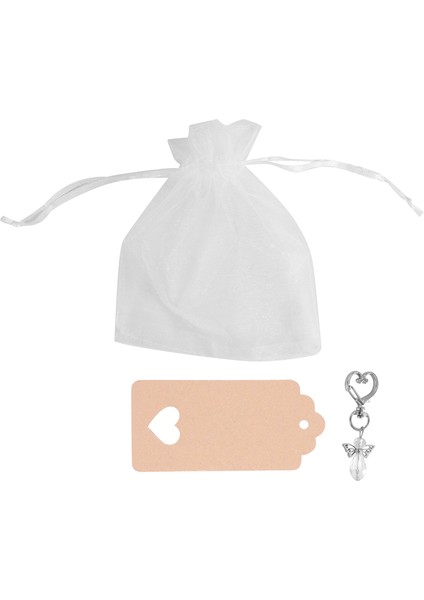 30 Adet Melek Anahtarlık Hediyelik Eşya Düğün Hediyeleri Bebek Duş Lehine Hediyeler Etiket Çizgisi ile Set (Yurt Dışından) fırsatları