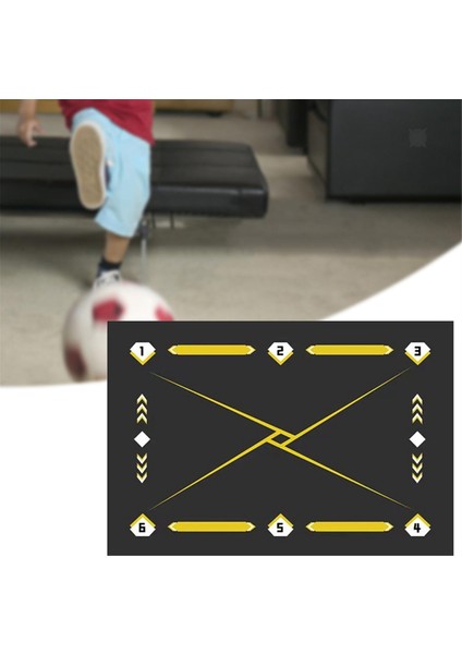 Futbol Eğitim Mat, Kayma Karşıtı ve Gürültü Azaltma Evi Çocuk Futbol Mat, Oda Dekorasyon Zemin Mat, C (Yurt Dışından) fiyatları