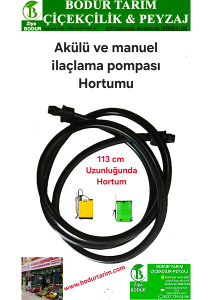 Bulancak 16 Lt Lik Akülü & Manuel Ilaçlama Pompasının Hortumu