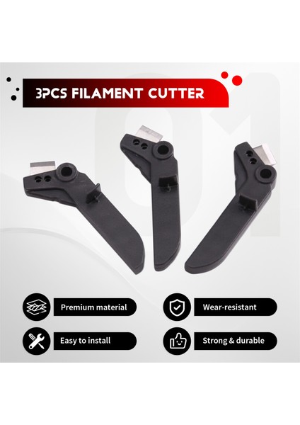 Anycubic Kobra 3 ve K3C-3D Yazıcı Parçaları Için 1set Yedek Filament Kesici (Yurt Dışından) fırsatları