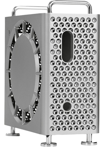 Apple Mac Mini M4/pro Soğutma ve Damla Koruma Kılıfı Stand Ev Ana Şasi Gümüş (Yurt Dışından)