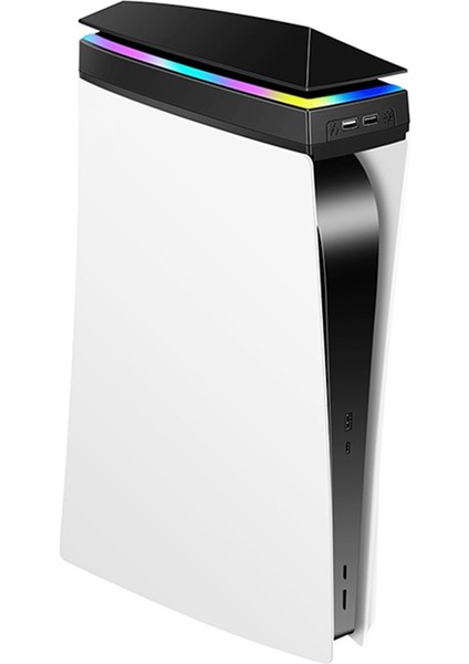 Ps5 Konsolu Için Üst Soğutma Fan Tabani Oyunu Soğutucu Stand Braketi Rgb Toz Geçirmez Atmosfer Renkli Aydınlatma LED (A) (Yurt Dışından) fırsatları