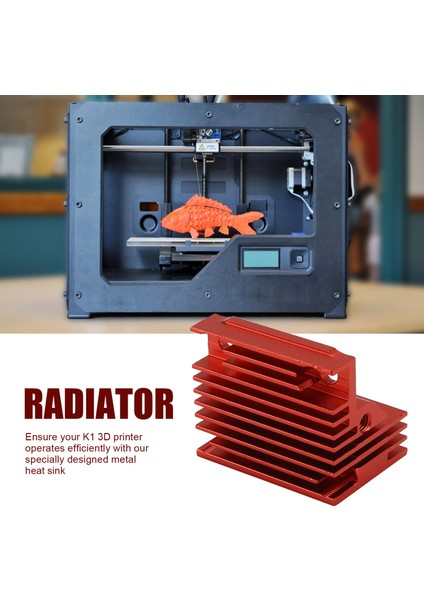 Kırkırı K1/K1MAX Radyatör 3D Yazıcı Aksesuarları Için Isı Lavabosu (Yurt Dışından) fırsatları
