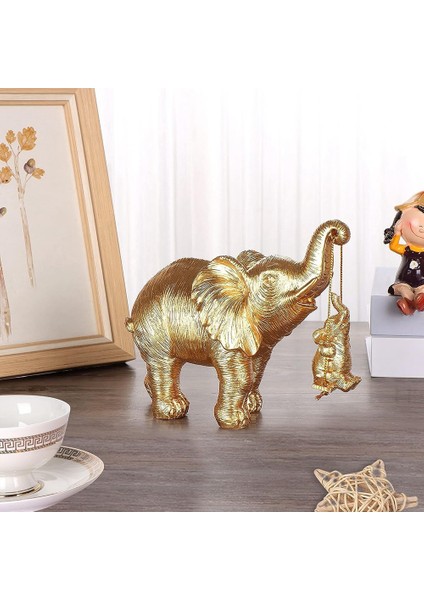 Fil Heykeli. Altın Fil Dekoru Iyi Şanslar, Sağlık, Güç Fil Hediyeleri, Dekorasyonlar Uygulanabilir Ev (Yurt Dışından) fırsatları