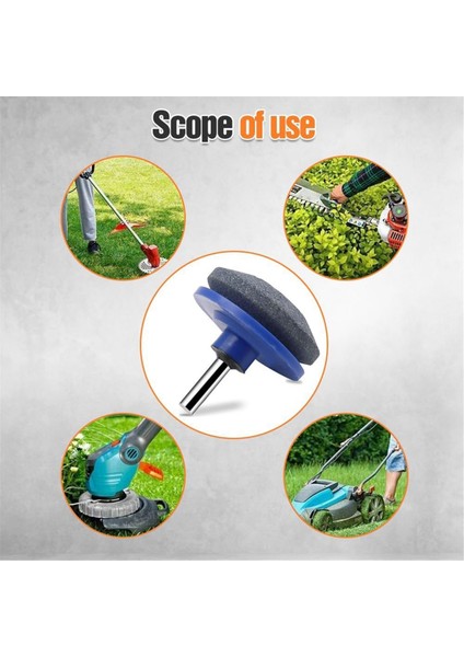 3pcs Çim Biçme Makinesi Donuk Bıçağı Bileme, Çim Biçme Makinesi Bıçağı Keskinleştirme Aracı, Çim Biçme Makineleri Için Evrensel Bıçak Keskinleştiricileri, Mavi (Yurt Dışından) fırsatları