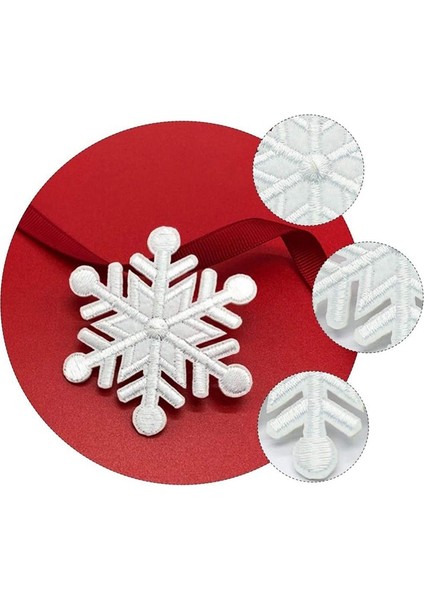 10 Adet Kar Tanesi Yamalar Noel Işlemeli Yamalarda Demir Yamalar Sanat Zanaatlar Için Aplikeler Diy Dekor Kot Giyim Çantaları (Yurt Dışından) modelleri