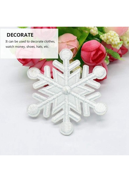 10 Adet Kar Tanesi Yamalar Noel Işlemeli Yamalarda Demir Yamalar Sanat Zanaatlar Için Aplikeler Diy Dekor Kot Giyim Çantaları (Yurt Dışından) indirimleri