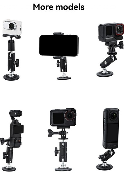 INSTA360 X5 Action Gopro Kamera Montajı Tutucu Aksesuar Için Evrensel Manyetik Şasi Braket Taban (Yurt Dışından) indirimleri