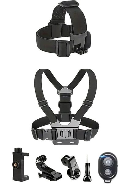 360 ° Dönebilir Göğüs Kayışı Montaj Gopro Hero 12/11/10/9/8 Spor Kamerası Stand Ayarlanabilir Telefon Tutucu (Yurt Dışından) modelleri