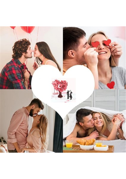 3D Kalp Şeklinde Ağaç Sevgililer Günü Kartı Duo Dans Stereo Tebrik Kartı Çiftler Hediye Kartı Düğün Davetiyesi (Yurt Dışından) indirimleri