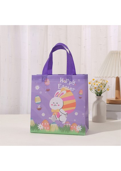 12PCS Paskalya Hediye Çantaları Kulplu Kulplarla Paskalya Çantaları (Yurt Dışından) fırsatları