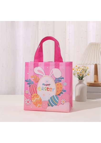 12PCS Paskalya Hediye Çantaları Kulplu Kulplarla Paskalya Çantaları (Yurt Dışından) indirimleri
