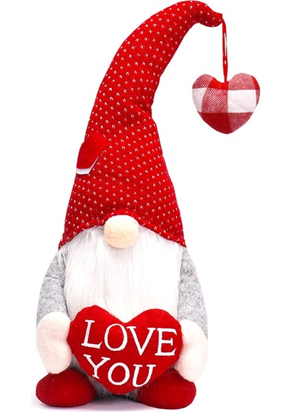 Sevgililer Günü Gnome Dekoru - 2pcs Valentine Gnomes Peluş Ana Masa Süslemeleri, Mr. Mrs. Sweet Isveç Gnome (Yurt Dışından) fırsatları
