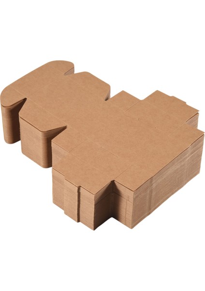 100PCS Kraft Kağıt Kutusu Güzel Kraft Kutu Ambalaj Kutusu Küçük Boyutlu Kahverengi (Yurt Dışından) fırsatları