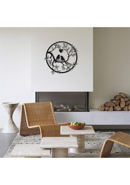 Metal Kuş Duvar Dekoru Şube Metal Duvar Sanat Dekor Şık Kuşlar Metal Duvar Sanat Asılı Dekor Aile Siyah Kuş Dekor (Yurt Dışından) modelleri