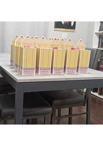 Okula Döndeki Şeker Çantası, Öğretmen Hediye Çantası, Şeker Kutusu Partys Favors, Okula Hoş Geldiniz, Teşekkürler Öğretmen (40 Adet) (Yurt Dışından) fırsatları