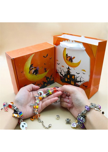 Cadılar Bayramı Tavsiye 2024 Kız Dıy Bilezik Yapma Kiti Çocuklar Için Yetişkin Cadılar Bayramı Geri Sayım Takvim Hediyeleri (Yurt Dışından) modelleri