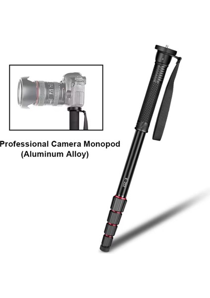 E222 Kamera Monopod Alüminyum Fotoğraf Baltası Çubuk Canon Sony Kamera Video Kamera Montaj Adaptörü Için Hafif (Yurt Dışından) fiyatları