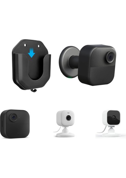 3 Pack Matkap Yok Vidalar Duvar Montaj Braketi ile Uyumlu Göz Kırpma Dış Mekan 4/mini/mini 2 Kameralar Yapışkan Duvar Montajı (Yurt Dışından) fiyatları