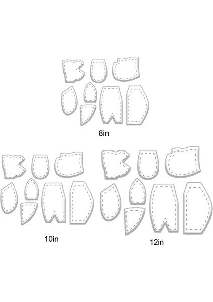 8pcs/set 10IN Akrilik Şablon Cetveli Dikiş Şablonu Için Bellek Kapitone Cetveli Set Patchwork B B B (Yurt Dışından) fırsatları