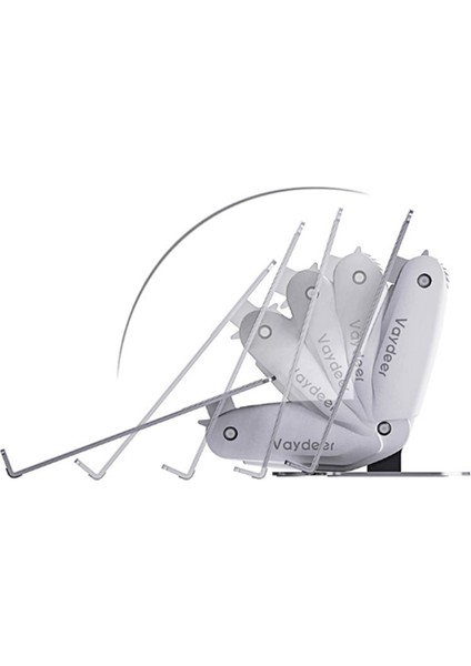 Vaydeer Z90 Dizüstü Bilgisayar Standı Çoklu Ayarlanabilir Yükseklik Çerçeveli Soğutma Braketi Asma Tablet Standı (Yurt Dışından) modelleri