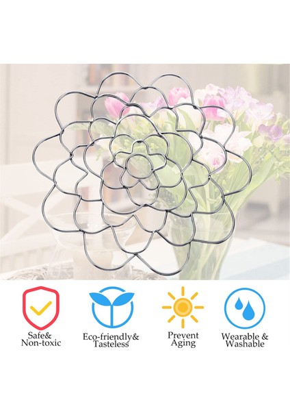 4in Çiçek Aranjman Tutucu, Çiçek Paslanmaz Çelik Kapak Aranjörleri Metal Ekleme Çiçek Yuvarlak Çiçek Kapak Izgaraları (Yurt Dışından) fiyatları